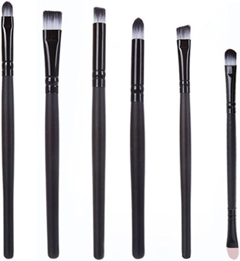 6 Pcs Make up Cosmetics Brushes Eyeshadow Eyeliner Beauty Tool Set Kit Gift