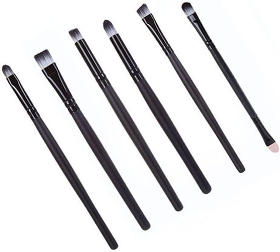 6 Pcs Make up Cosmetics Brushes Eyeshadow Eyeliner Beauty Tool Set Kit Gift