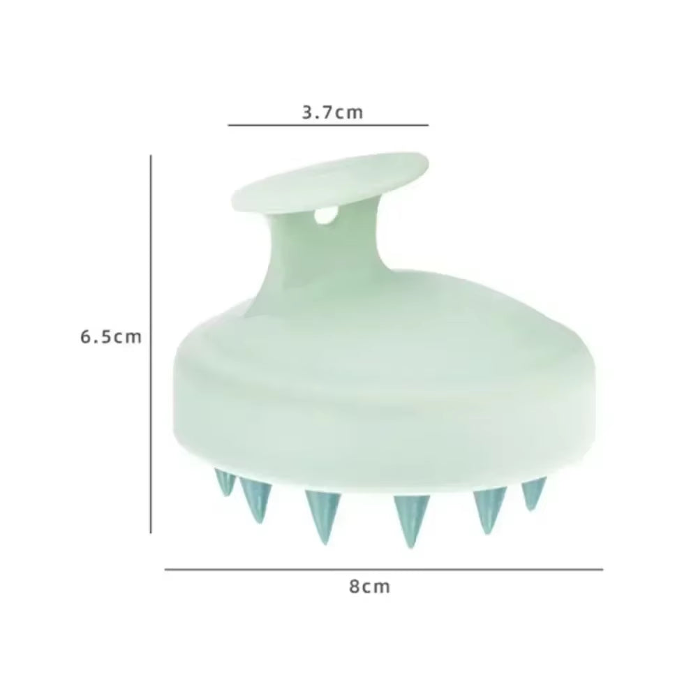 Silicone Shampoo Brush Scalp Antipruritic Massage Hair Washing Combs Body Cleansing Exfoliator Bathing Brushes Hairdressing Tool