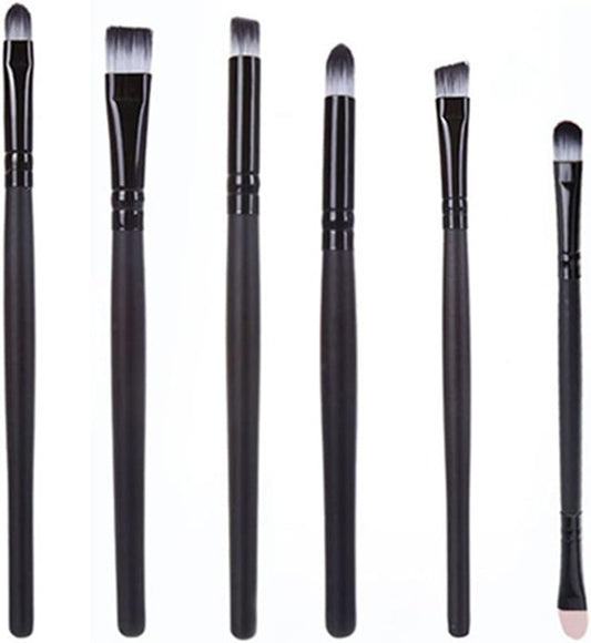 6 Pcs Make up Cosmetics Brushes Eyeshadow Eyeliner Beauty Tool Set Kit Gift