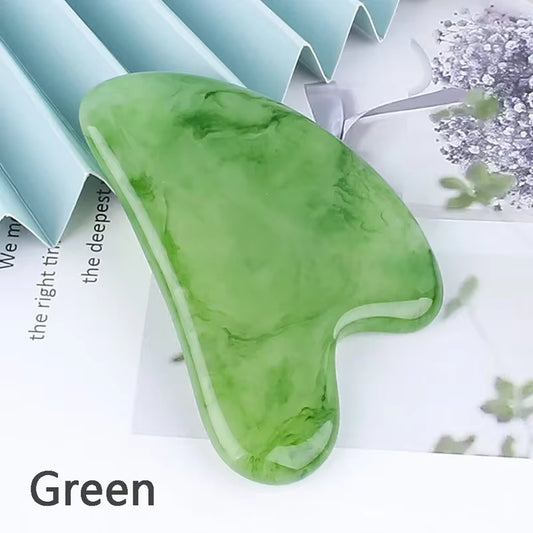 New Natural Resin Gua Sha Massage Board Rose Guasha Face Massager Scrapers Tools for Face Neck Back Body SPA Massage Tool