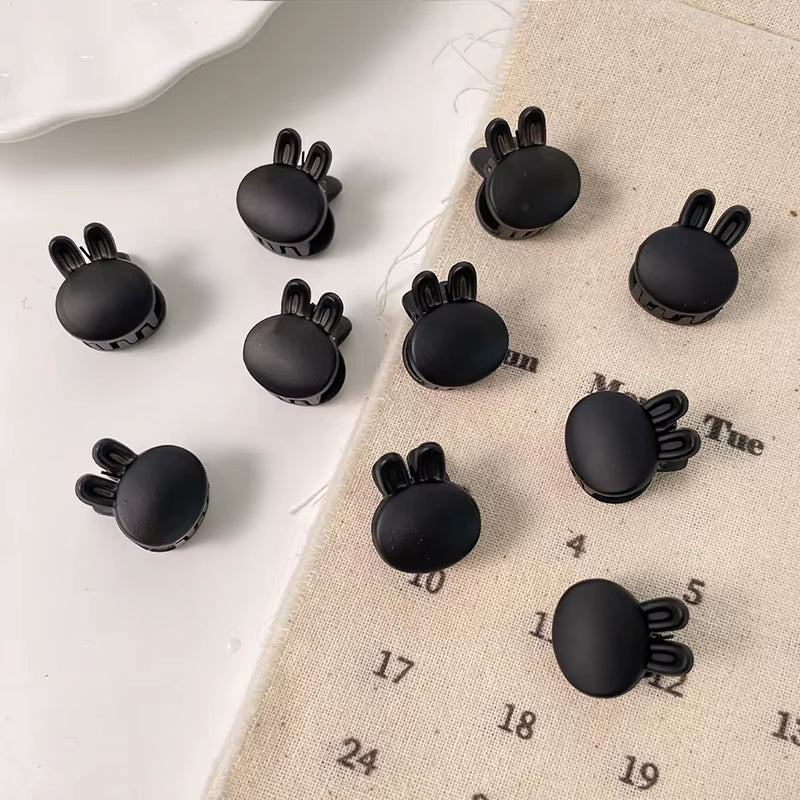 10Pcs/Lot Hair Claw Clips for Women 1.0 1.5Cm Small Black Brown Transparent Plastic Mini Claws Kids Hair Styling Accessories